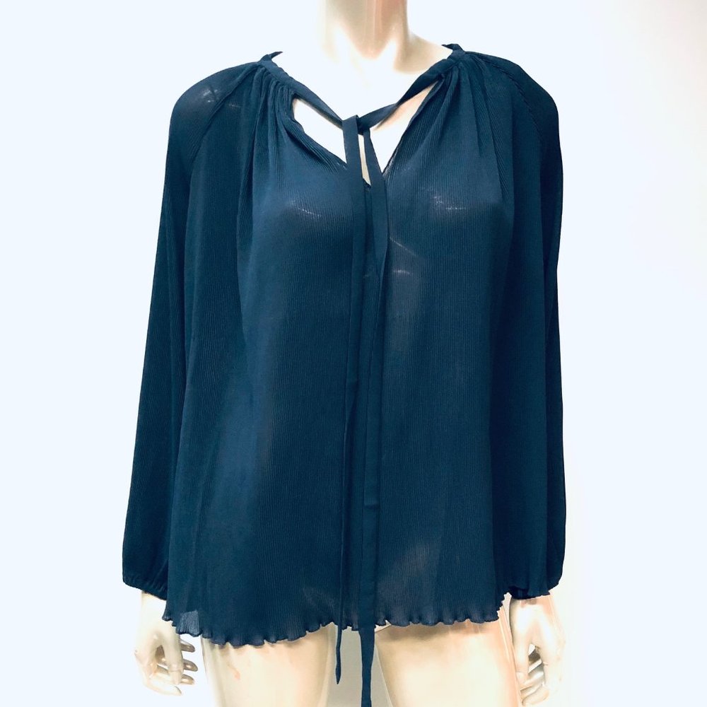 Muche Muchette Pleated Blouse Top  - New with Tags